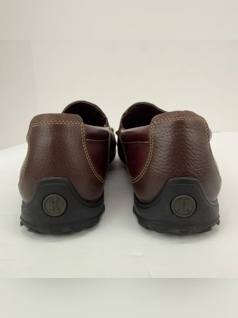 Cole Haan size 10.5 Men's Tucker Venetian Brown Leather Slip On Loafers